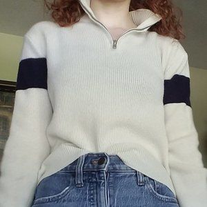 Brandy Melville Quarter Zip Sweater.